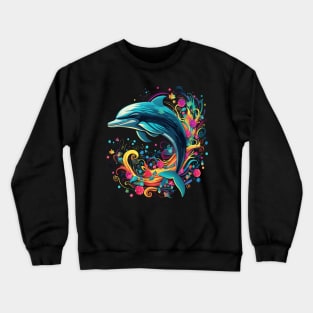 Dolphin Happiness Crewneck Sweatshirt